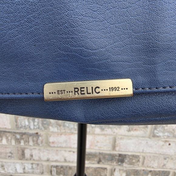 Relic Blue Crossbody Messenger Bag “Oh Happy Day” - Picture 12 of 13